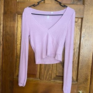 Pink Long Sleeve Top